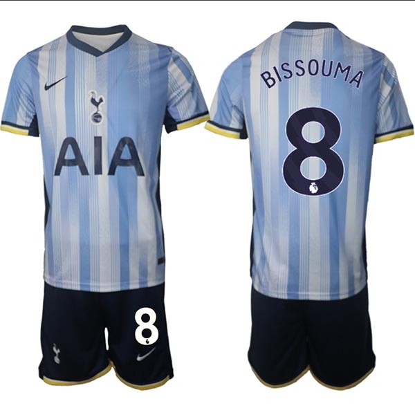 2024-25 Tottenham Hotspur #8 Yves Bissouma Blue Away Soccer Jersey