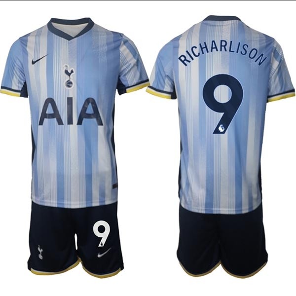 2024-25 Tottenham Hotspur #9 Richarlison Blue Away Soccer Jersey