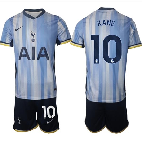 2024-25 Tottenham Hotspur #10 Harry Kane Blue Away Soccer Jersey