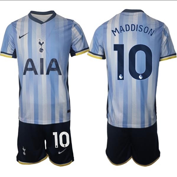 2024-25 Tottenham Hotspur #10 James Maddison Blue Away Soccer Jersey