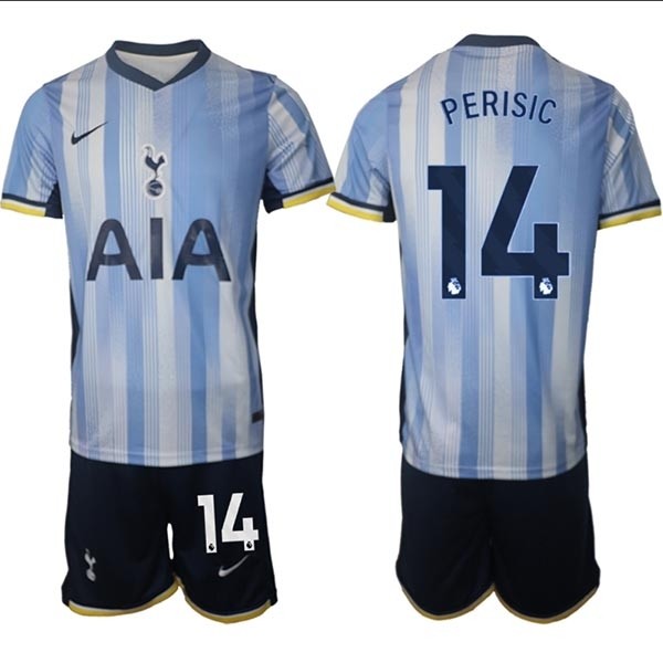 2024-25 Tottenham Hotspur #14 Ivan Perisic Blue Away Soccer Jersey