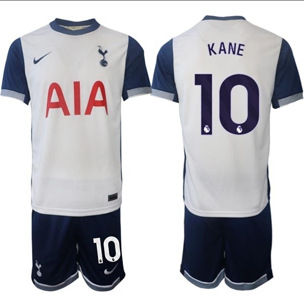 2024-25 Tottenham Hotspur #10 Harry Kane White Home Soccer Jersey