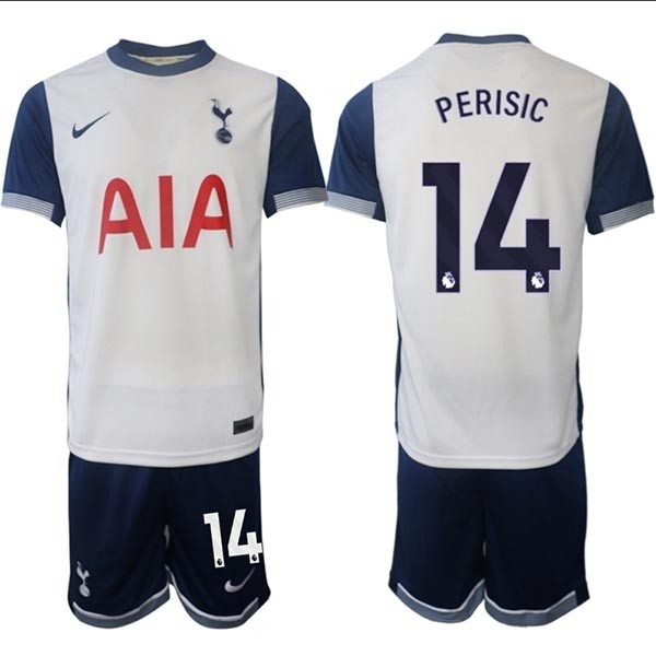 2024-25 Tottenham Hotspur #14 Ivan Perisic White Home Soccer Jersey