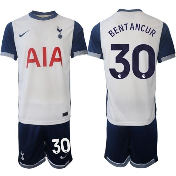 2024-25 Tottenham Hotspur #30 Rodrigo Bentancur White Home Soccer Jersey