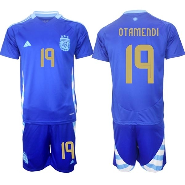 2024-25 Argentina #19 Nicolas Otamendi Blue Away Soccer Jersey