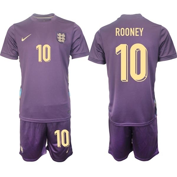 2024-25 England #10 Wayne Rooney Purple Away Soccer Jersey