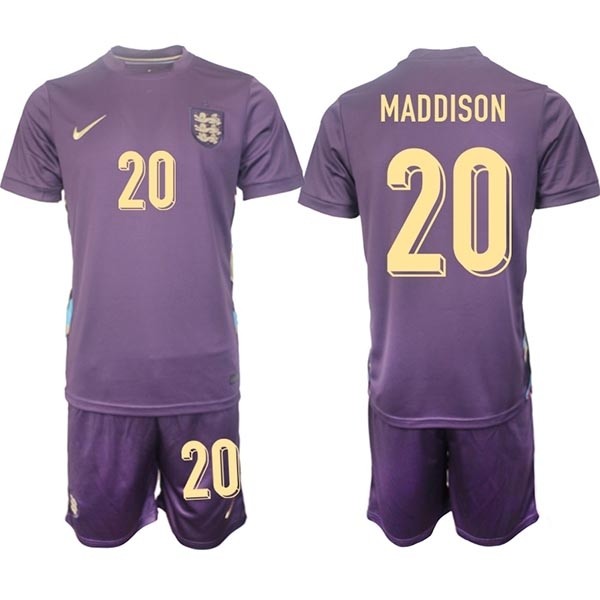 2024-25 England #20 James Maddison Purple Away Soccer Jersey