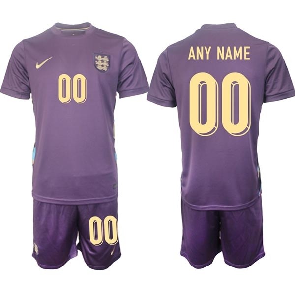 2024-25 England Custom Purple Away Soccer Jersey(Name and number remark in comment column)