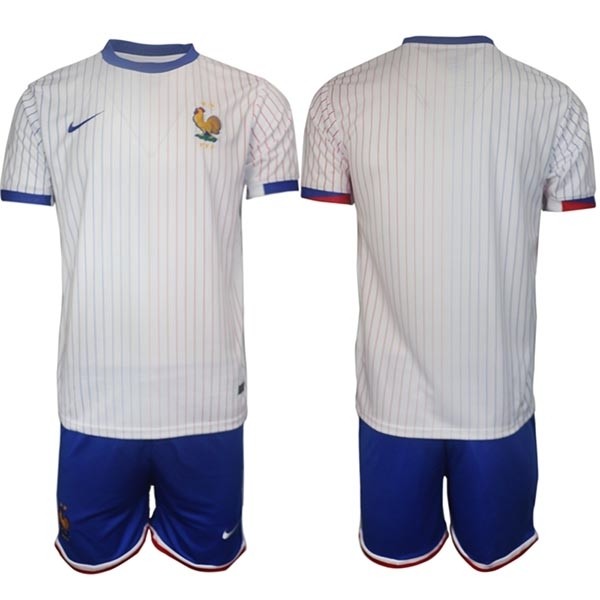 2024-25 France Blank White Away Soccer Jersey