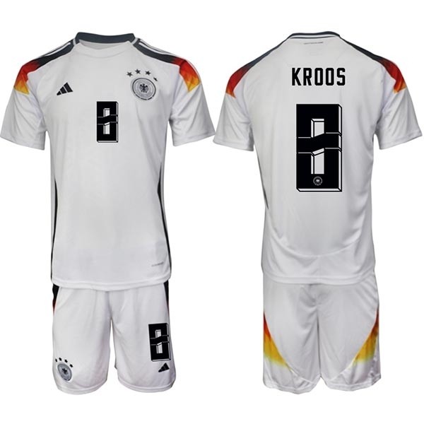 2024-25 Germany #8 Toni Kroos White Home Soccer Jersey