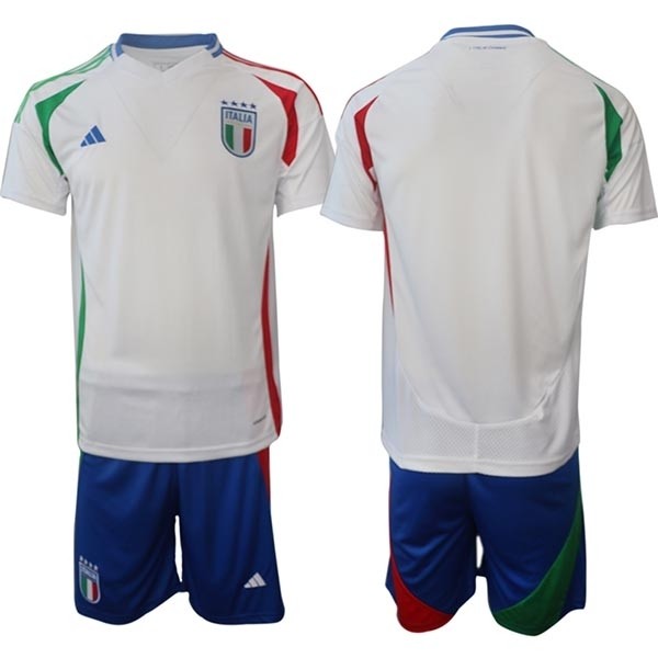 2024-25 Italy Blank White Away Soccer Adidas Jersey