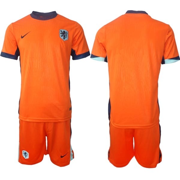 2024-25 Netherlands Blank Orange Home Soccer Jersey