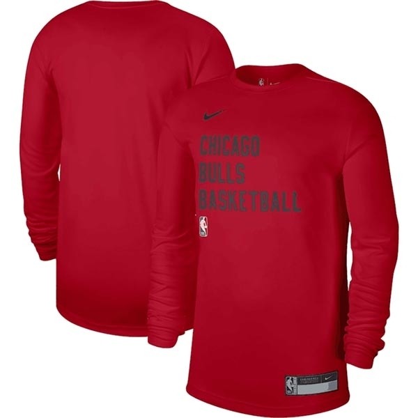 Men's Chicago Bulls Red 2023-24 Legend On-Court Practice Long Sleeve T-Shirt