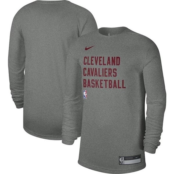 Men's Cleveland Cavaliers Heather Gray 2023-24 Legend On-Court Practice Long