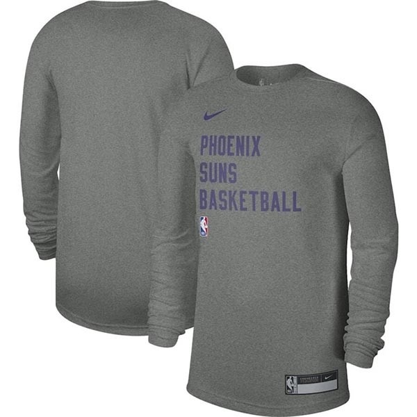 Men's Phoenix Suns Purple 2023 24 Legend On-Court Practice Long Sleeve T-Shirt