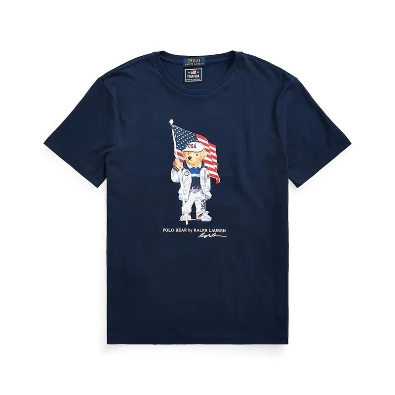 Team USA Polo Ralph Lauren 2020 Summer Olympics Bear T-Shirt