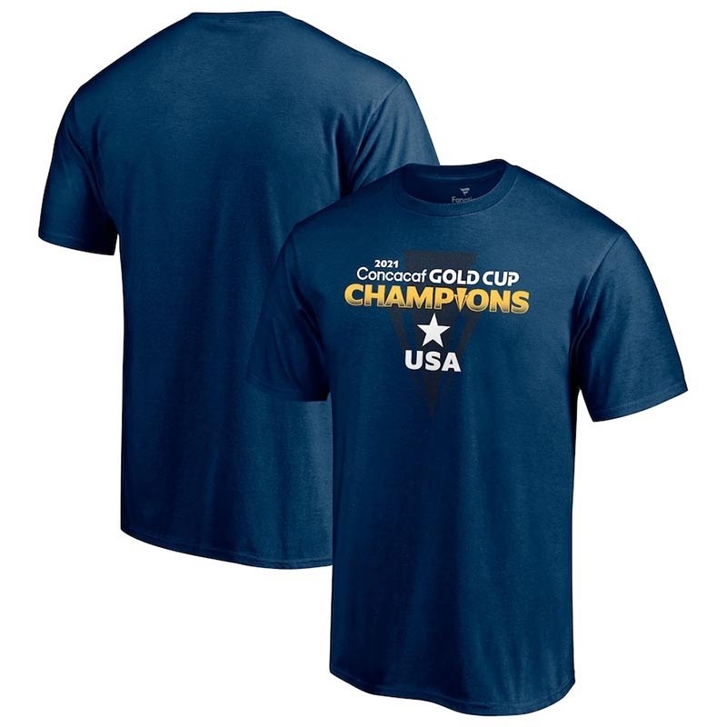 USMNT Fanatics Branded 2021 Concacaf Gold Cup Champions Navy T-Shirt