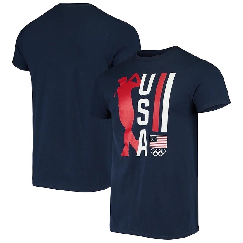 USA Golf First Tee Navy T-Shirt