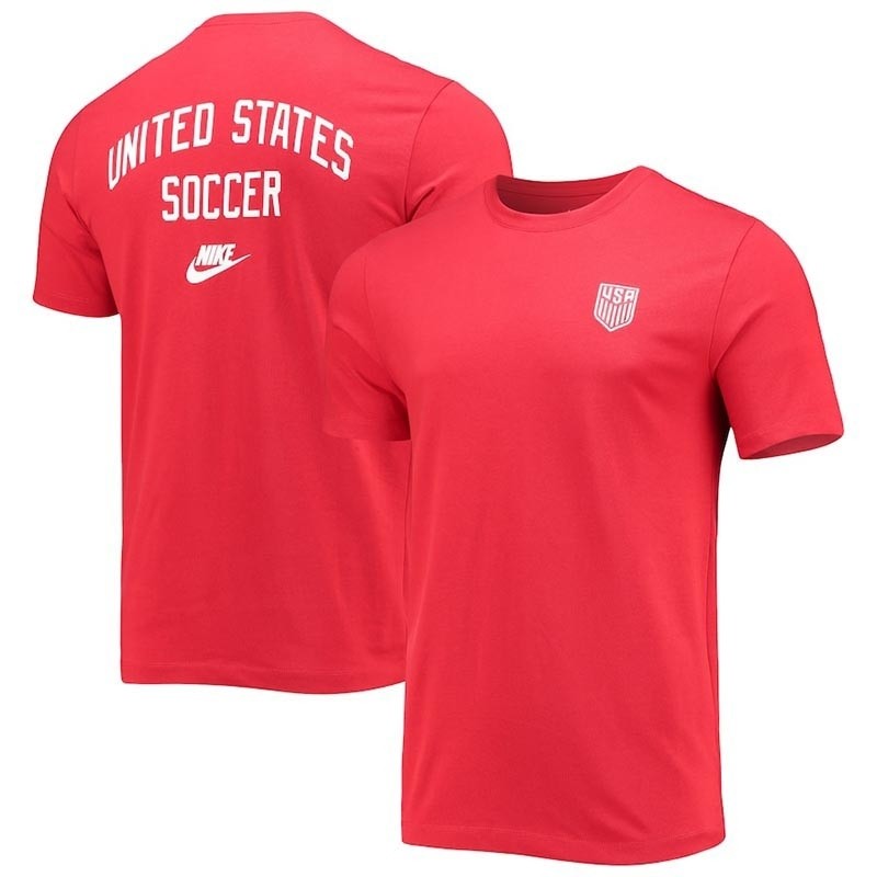 US Soccer Nike Travel Red T-Shirt