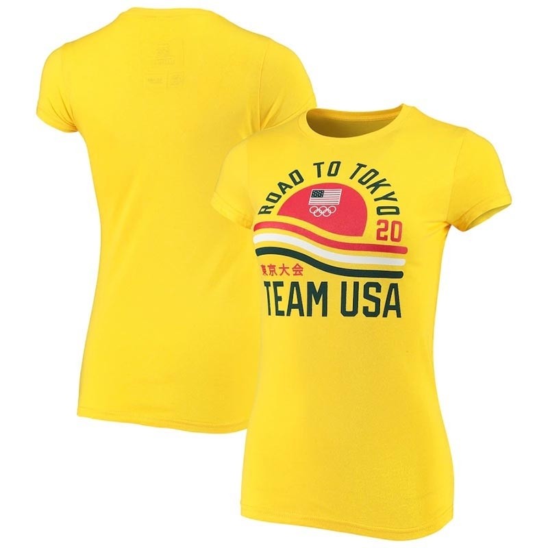 Team USA Women's 2020 Summer Olympics Go For Gold T-Shirt