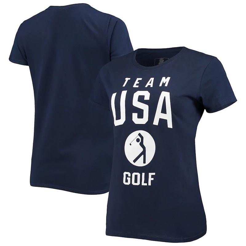 USA Golf Women's Pictogram Navy T-Shirt